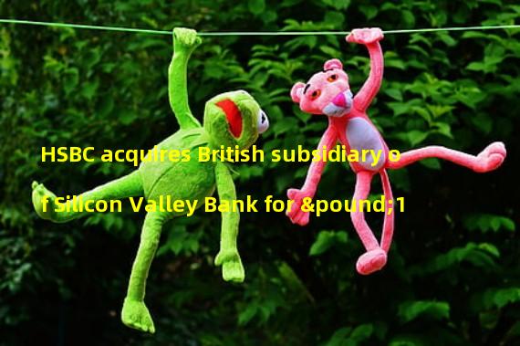 HSBC acquires British subsidiary of Silicon Valley Bank for £1