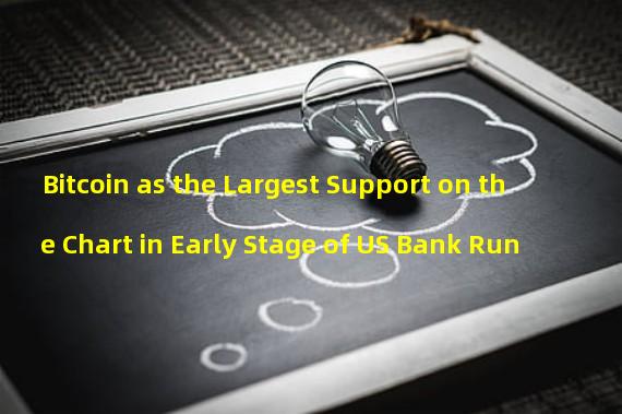 Bitcoin as the Largest Support on the Chart in Early Stage of US Bank Run