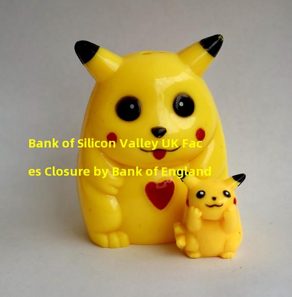 Bank of Silicon Valley UK Faces Closure by Bank of England