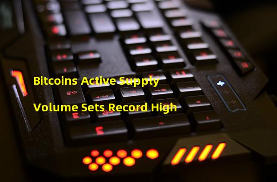 Bitcoins Active Supply Volume Sets Record High